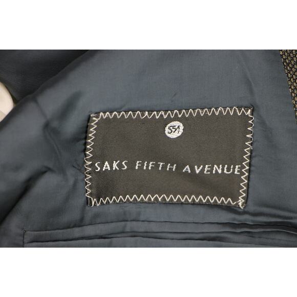 90s Vintage Giorgio Armani Saks Fifth Avenue Wool Italy Blazer Jacket Coat Suit - Picture 6 of 8